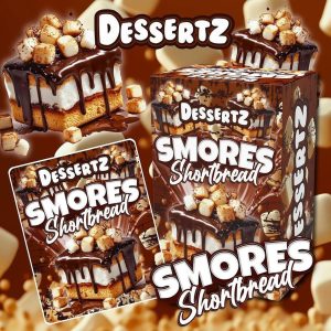 DESSERTZ WEED SMORES SHORT BREAD
