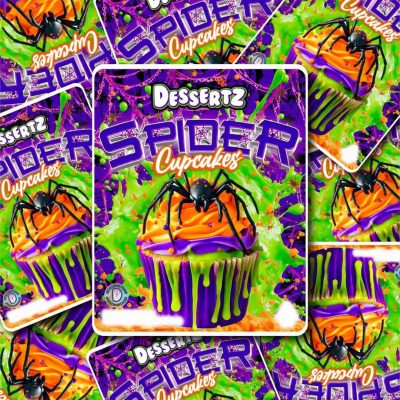 DESSERTZ WEED SPIDER CUPCAKES