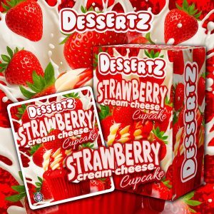 DESSERTZ WEED STRAWBERRY CREAM CHEESE