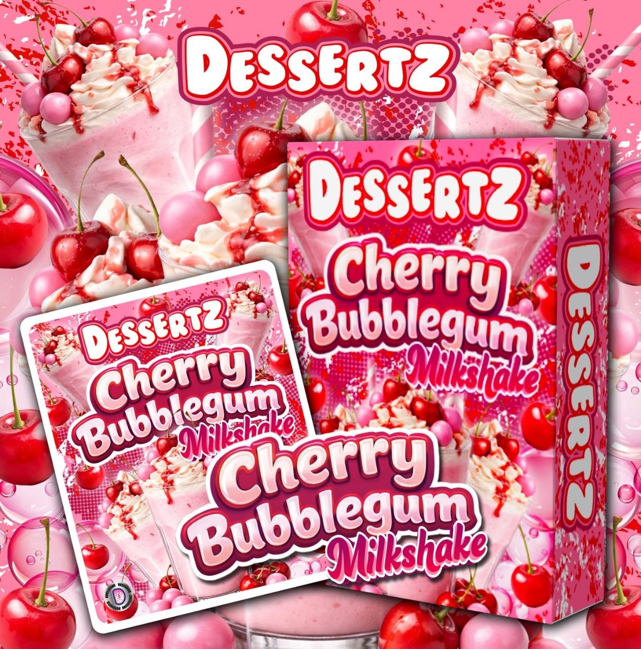 Dessert Weed Cherry Bubblegum Milkshake Dessert Weed Cherry Bubblegum Milkshake
