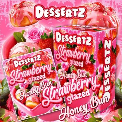DESSERTZ WEED STRAWBERRY GLAZED DESSERTZ WEED STRAWBERRY GLAZED