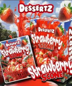 DESSERTZ WEED STRAWBERRY SCONE