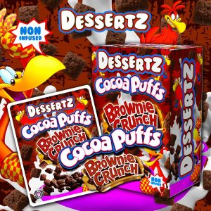 DESSERTZ WEED COCOA PUFFS BROWNIES DESSERTZ WEED COCOA PUFFS BROWNIES