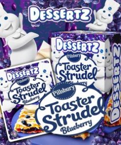 DESSERTZ WEED TOASTER STRUDEL BLUEBERRY