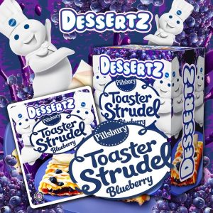 DESSERTZ WEED TOASTER STRUDEL BLUEBERRY DESSERTZ WEED TOASTER STRUDEL BLUEBERRY